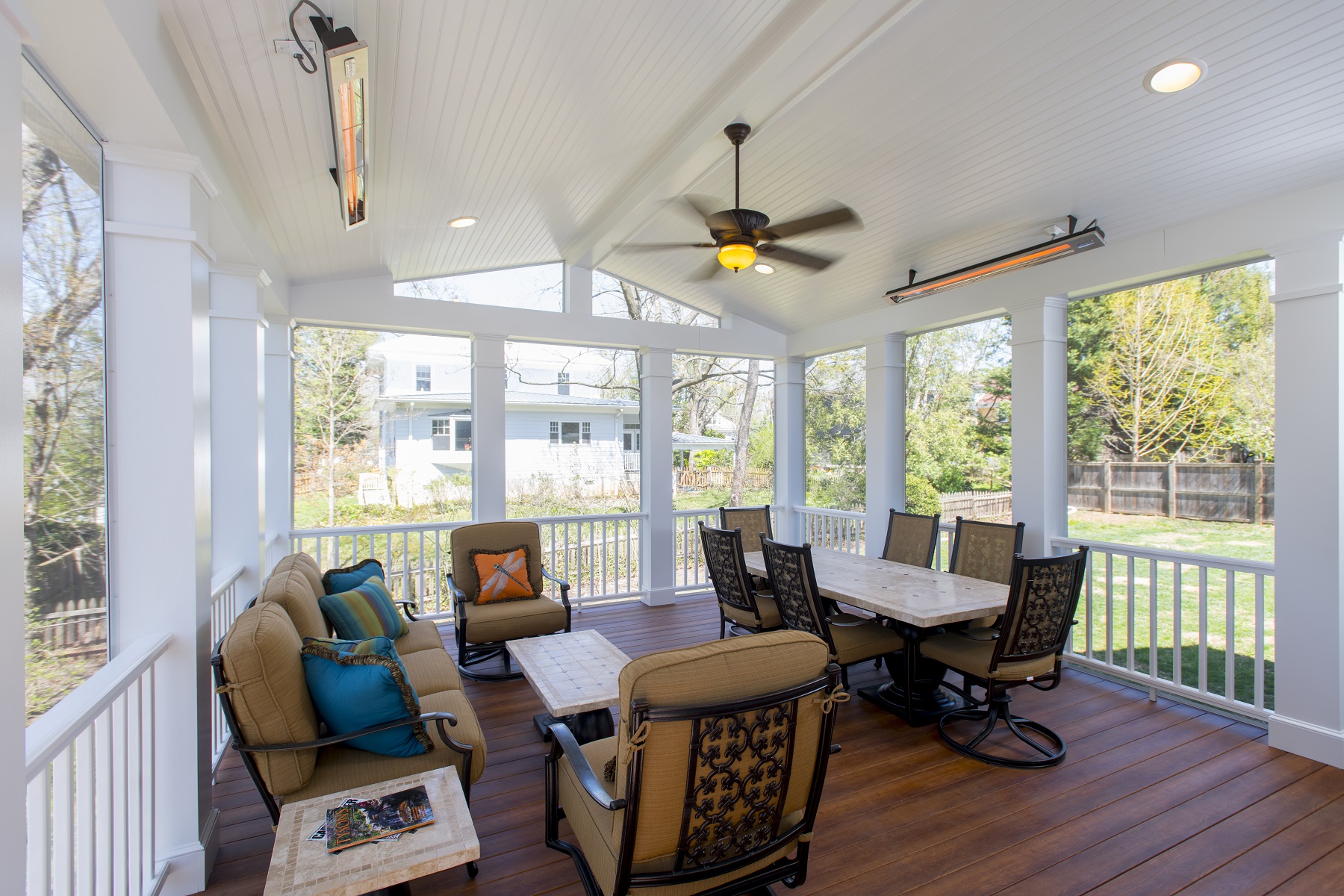 Screen online porch heater